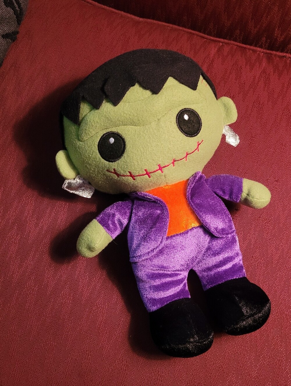 LEAVING 8-18 Plush Frankenstein monster creature doll stuffed lovey